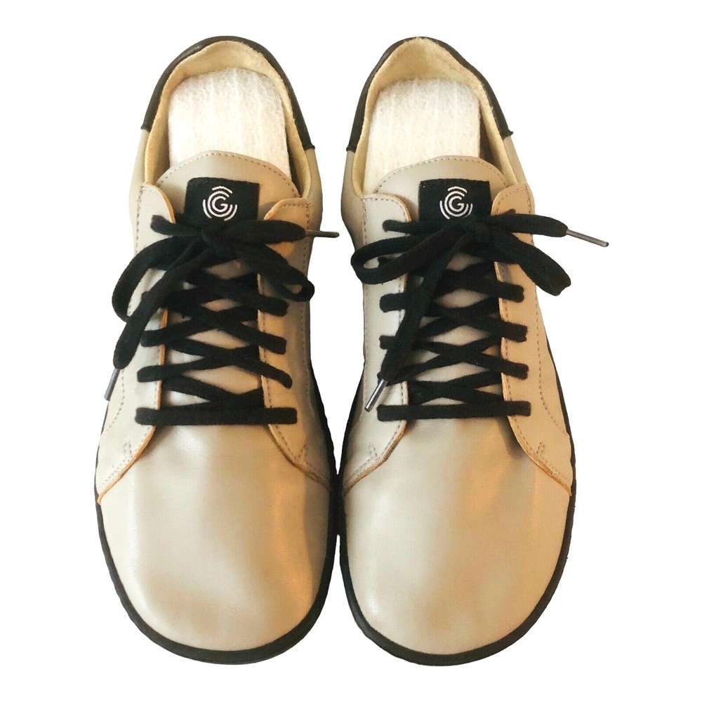 Groundies Urban Barefootwear Minimalist Supersoft Vegan Sneakers Beige Women 41 - Picture 6 of 9